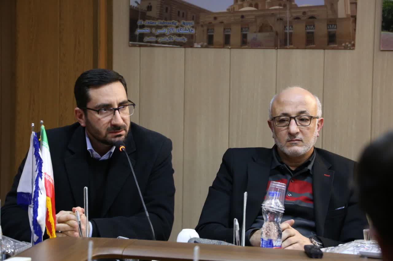 دکتر شیخ فادی خیرالله در کنار دکتر کمال لزیق
